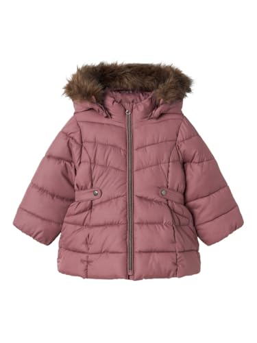 NAME IT Mädchen NMFMERETHE Jacket Glitter NOOS Steppjacke, Grape Shake, 98 von NAME IT