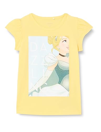 NAME IT Mädchen NMFMOMI Disney SS TOP Box WDI T-Shirt, Aspen Gold, 98 von NAME IT