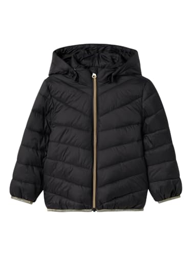 NAME IT Mädchen NMFMONEY Jacket PB Steppjacke, Schwarz, 110 von NAME IT