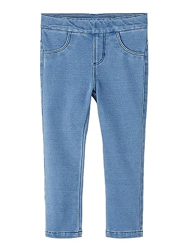 NAME IT Mädchen NMFSALLI Slim 2352-VB NOOS Leggings, Medium Blue Denim, 104 von NAME IT