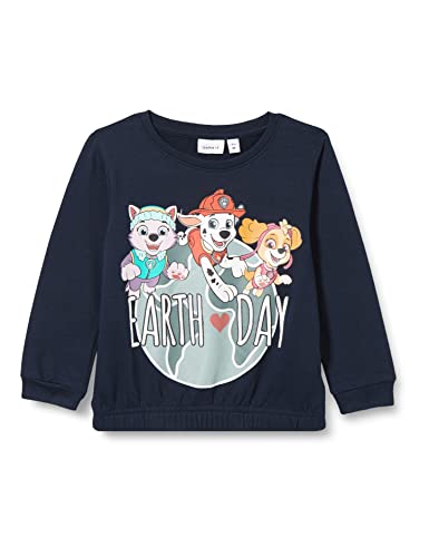 Name It Mädchen NMFSEPPA PAWPATROL Sweat BRU VDE Sweatshirt, Dark Sapphire, 104 von NAME IT