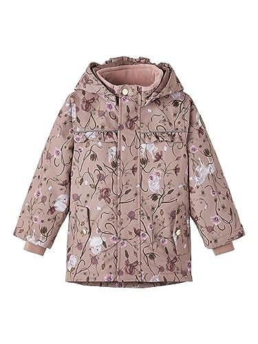 NAME IT Mädchen NMFSNOW05 Jacket Flower Unicorn FO NOOS Jacke, Antler, 104 von NAME IT