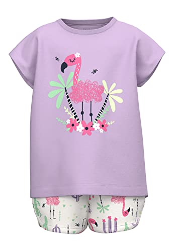 NAME IT Mädchen NMFVIGEA CAPSL TOP Set J1 T-Shirt, White Alyssum, 92 von NAME IT