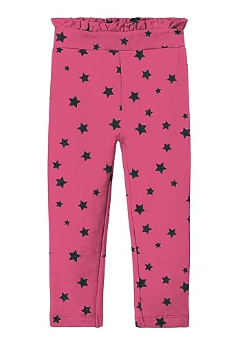 NAME IT Mädchen NMFVILUBA SWE Pant UNB K1 Jogginghose, Pink Flambé, 98 von NAME IT