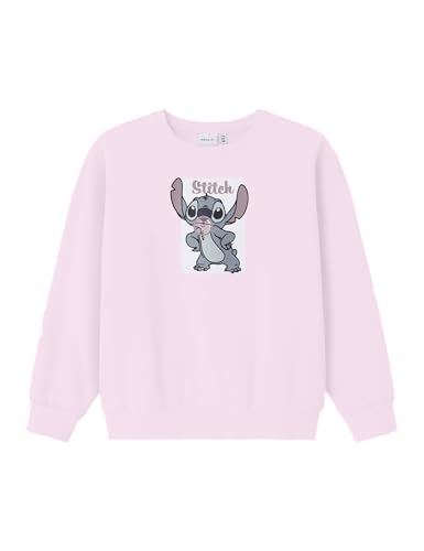 NAME IT Mädchen Nkfakira Stitch RLX Sweat Bru Wdi, Sweet Dreams, 116 von NAME IT