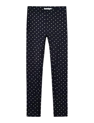 NAME IT Mädchen Nkfdavina AOP SWE Legging Bru Noos, Dark Sapphire, 98 von NAME IT