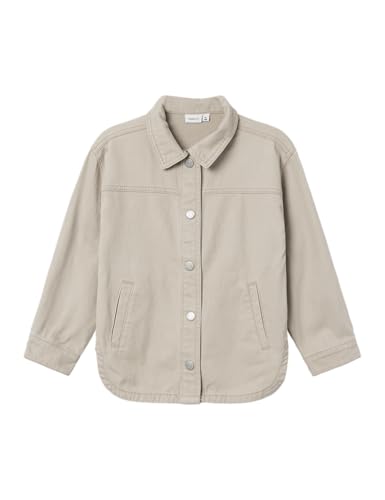 NAME IT Mädchen Nkfjackie Twill Jacket 3366-td K Jacke, Pure Cashmere, 140 von NAME IT