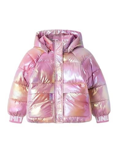 NAME IT Mädchen Nkfmalan Puffer Jacket Foil Steppjacke, Moonlite Mauve, 140 NAME IT Mädchen Nkfmalan Puffer Jacket Foil Steppjacke, Moonlite Mauve, 140 von NAME IT