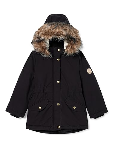 NAME IT Mädchen Nkfmarlin Parka Jacket Pb Fo Jacke, Schwarz, 146 EU von NAME IT