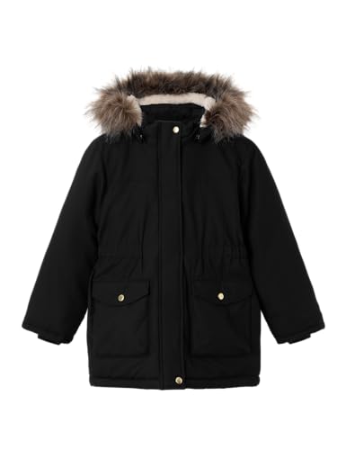NAME IT Mädchen Nkfmaster Jacket Pb Parka, Schwarz, 116 NAME IT Mädchen Nkfmaster Jacket Pb Parka, Schwarz, 116 von NAME IT