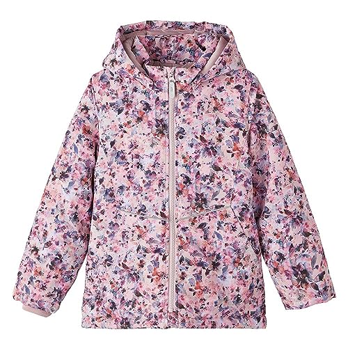 NAME IT Mädchen Nkfmaxi Jacket Flower Dream Noos, Keepsake Lilac, 146 von NAME IT