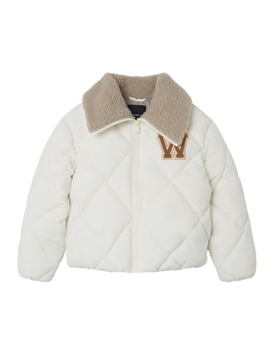 NAME IT Mädchen Nkfmelbourne Puffer Jacket Pufferjacke, Jet Stream, 116 von NAME IT