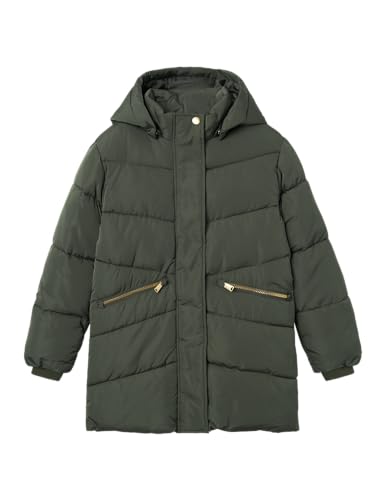 NAME IT Mädchen Nkfmemo Jacket Long Tb Steppjacke, Climbing Ivy, 116 von NAME IT