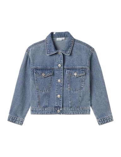 NAME IT Mädchen Nkfmila DNM Jacket 8510-Za Noos, Medium Blue Denim, Numeric_146 NAME IT Mädchen Nkfmila DNM Jacket 8510-Za Noos, Medium Blue Denim, Numeric_146 von NAME IT