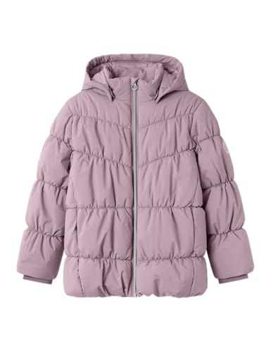 NAME IT Mädchen Nkfmorning Puffer Jacket Tb Steppjacke, Mauve Shadows, 140 von NAME IT