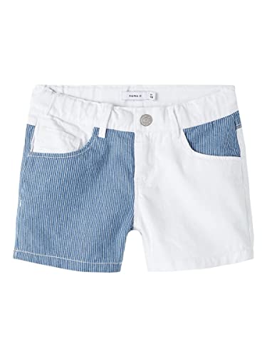 NAME IT Mädchen Nkfrose Reg DNM 2717-ip F Jeansshorts, Medium Blue Denim, 164 EU von NAME IT