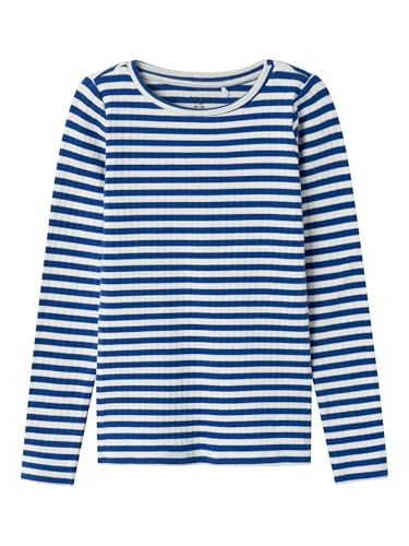 NAME IT Mädchen Nkfsuraja XSL Ls Top Noos Langarmshirt, Surf The Web/Pattern:Stripe, 134-140 von NAME IT