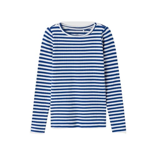 NAME IT Mädchen Nkfsuraja XSL Top Noos Langarmshirt, Surf The Web/Pattern:Stripe, 146-152 EU von NAME IT