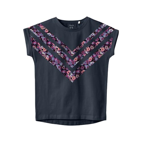 NAME IT Mädchen Nkftinda Capsl Top Noos Ps, Dark Sapphire, 116 von NAME IT