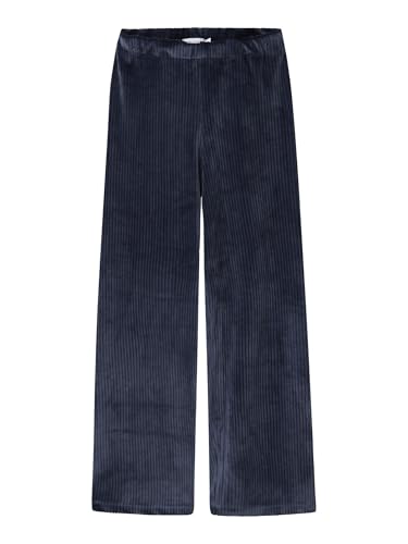 NAME IT Mädchen Nkfveloa Velvet Pant Stoffhose, Dark Sapphire, L EU von NAME IT