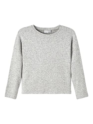 Name It Mädchen Strickpullover Grey Melange-134-140 von NAME IT