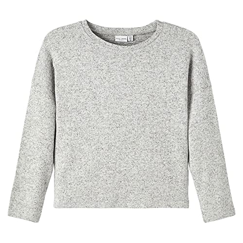 Name It Mädchen Strickpullover Grey Melange-146-152 von NAME IT