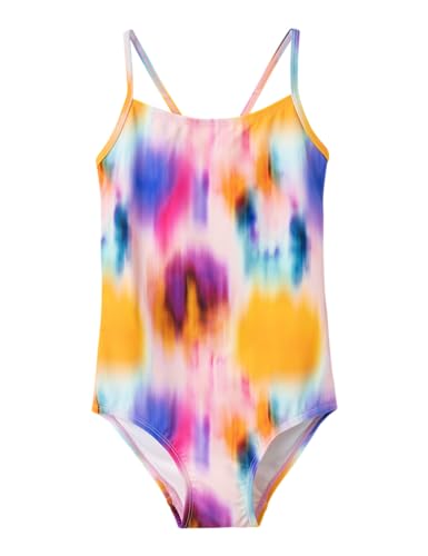 NAME IT Mädchen Nkfzelia Swimsuit Badeanzug, Yarrow, 110/116 cm von NAME IT