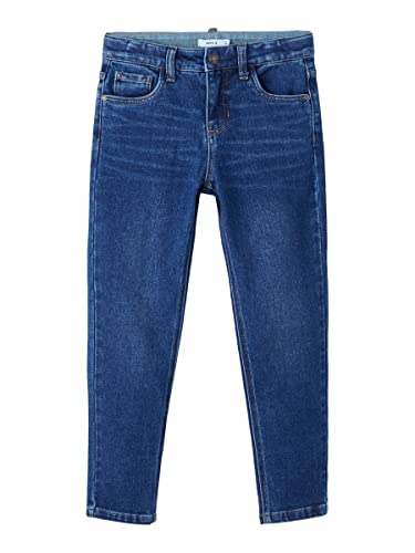 NAME IT Mädchen Nkmcaleb Dnmtars 2616 buks Noos Hose, Medium Blue Denim, 134 EU von NAME IT