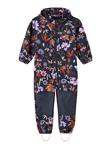 NAME IT Mädchen Nmfalfa08 Suit Autumn Flower Fo Noos Regenjacken m ntel f r dchen, Dark Sapphire, 92 EU von NAME IT
