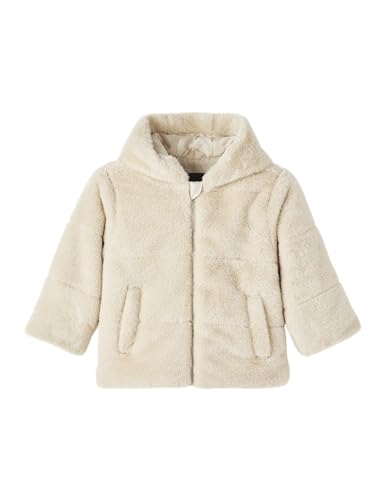 NAME IT Mädchen Nmfmila Faux Fur Jacket W Hood Pb Kurzjacke, Grau, 86 NAME IT Mädchen Nmfmila Faux Fur Jacket W Hood Pb Kurzjacke, Grau, 86 von NAME IT