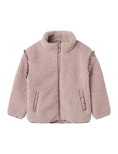 NAME IT Mädchen Nmfminna Teddy Jacket AOP, Violet Ice, Numeric_116 von NAME IT