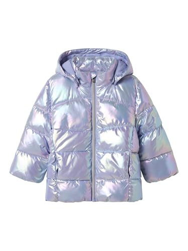 NAME IT Mädchen Nmfmolina Puffer Jacket Shiny, Pastel Lilac, Numeric_116 von NAME IT