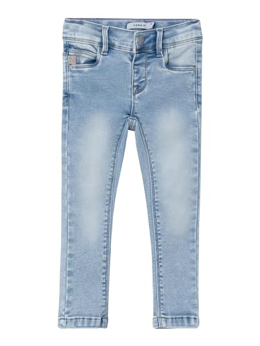 NAME IT Mädchen Nmfpolly Skinny Jeans 1842-th Noos, Light Blue Denim, 92 von NAME IT