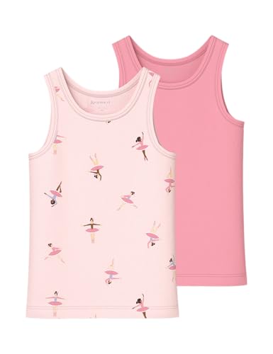 NAME IT Mädchen Nmftank Top 2P Ballarina Noos, Pearl, Numeric_104 von NAME IT