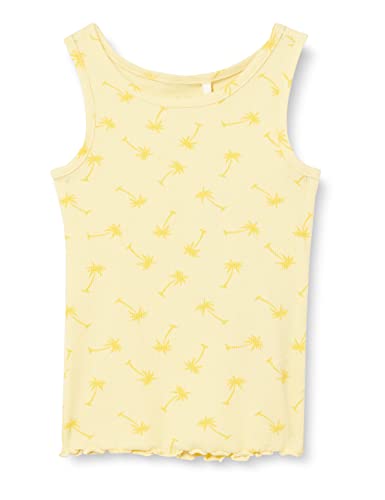 NAME IT Mädchen Nmfveminna Slim H Tanktop, Double Cream, 104 EU von NAME IT