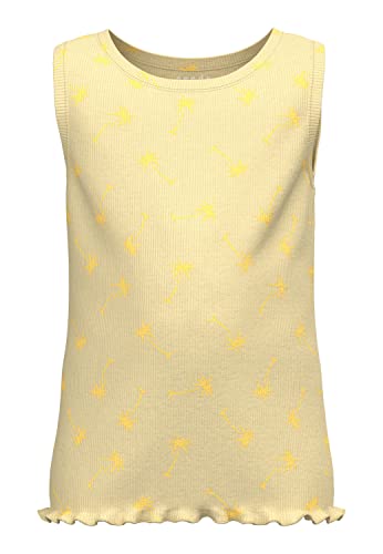 NAME IT Mädchen Nmfveminna Slim H Tanktop, Double Cream, 110 EU von NAME IT