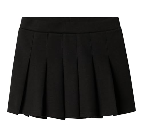 NAME IT Mädchen Rock kurzer Faltenrock Skir nkfDARK in schwarz Gr. 164 von NAME IT