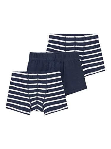 NAME IT Jungen Nmmtights 3p Dark Sapp Yd Noos Boxershort, Dark Sapphire, 98 EU von NAME IT