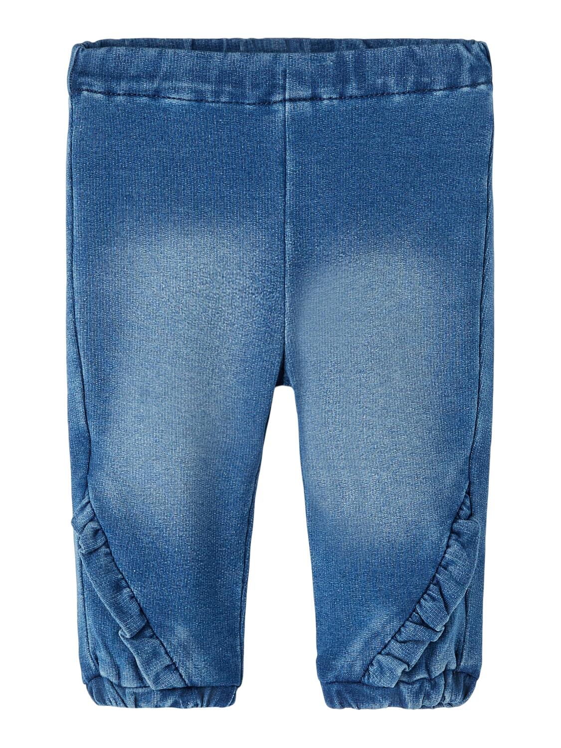 NAME IT - NBFBELLA SHAPED R SWE JEANS 2404-TR NOOS medium blue denim - Gr. - 56 von NAME IT