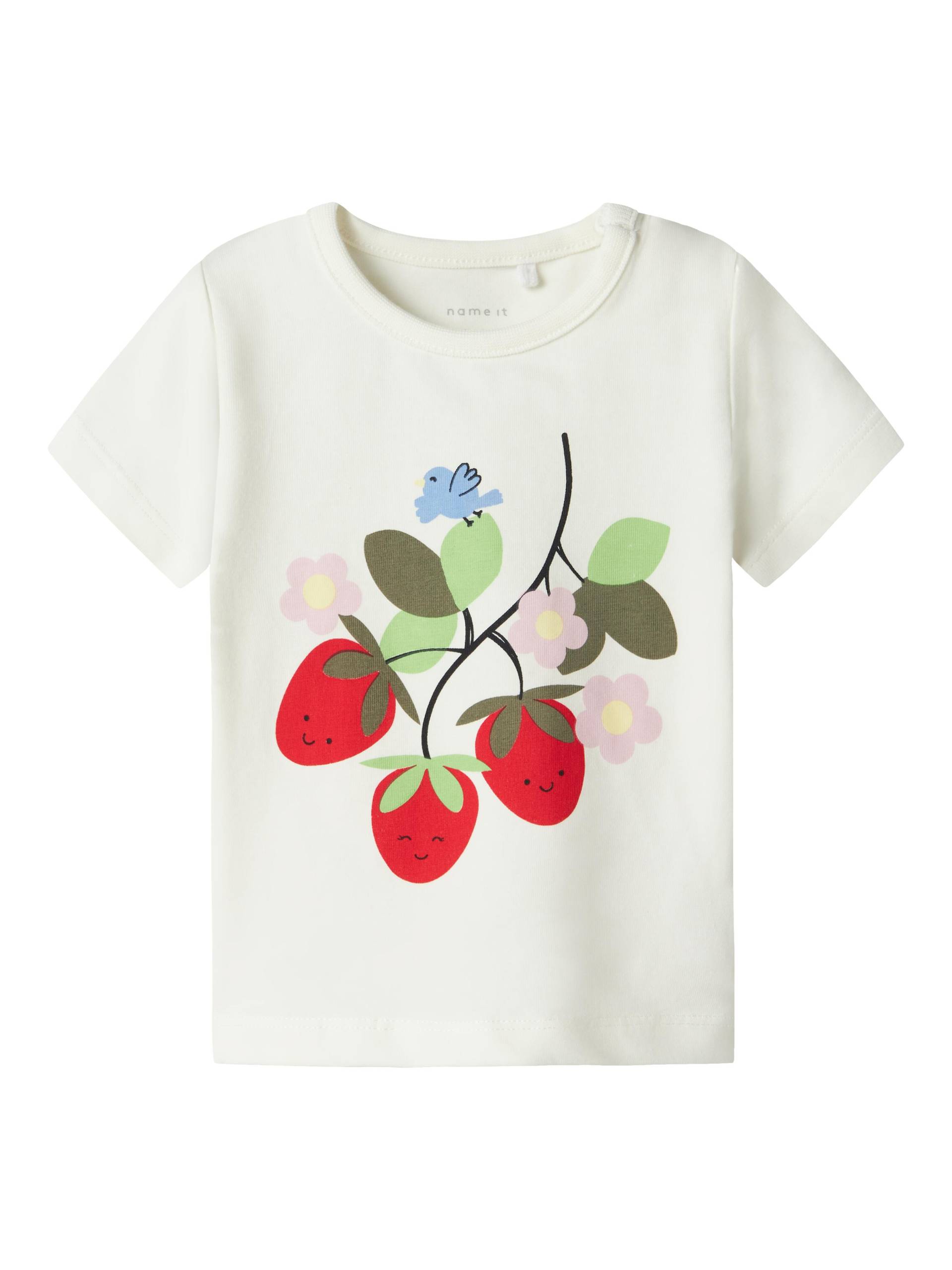 NAME IT - NBFFABERRY SS TOP BOX cloud dancer - Gr. - 80 von NAME IT