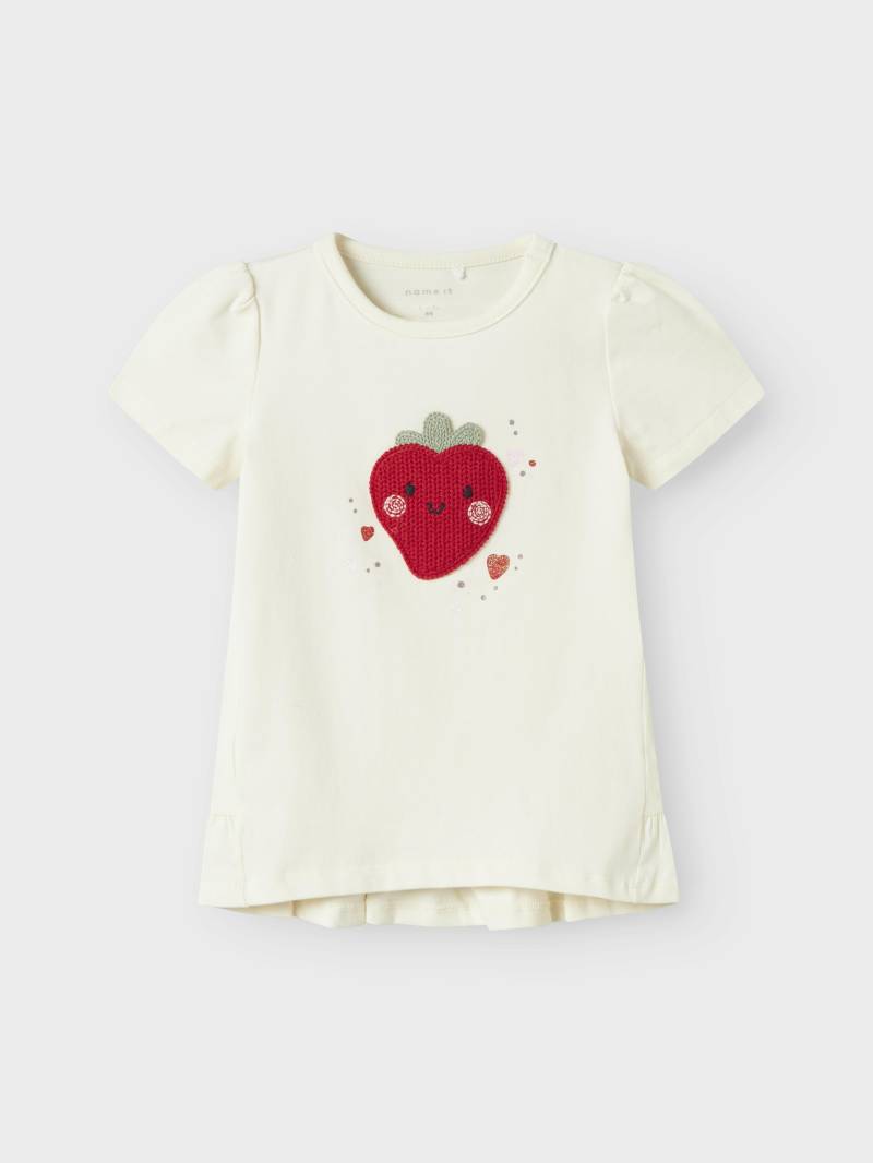 NAME IT - NBFFEVA SS TUNIC BOX cloud dancer - Gr. - 62 von NAME IT