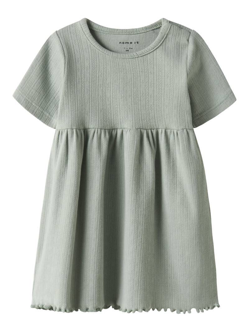 NAME IT - NBFHALLEY SS DRESS aqua gray - Gr. - 74 von NAME IT