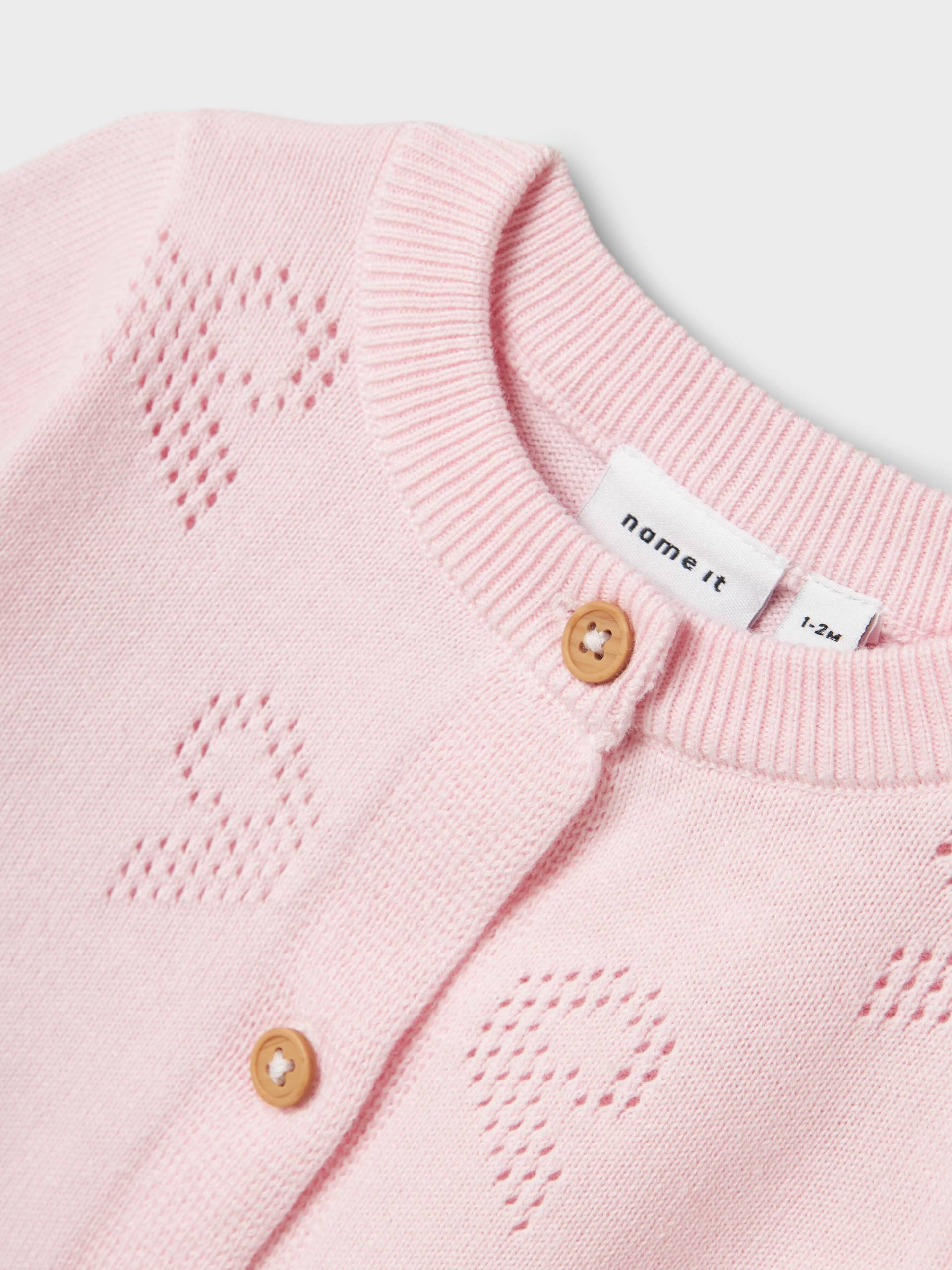 NAME IT - NBFHICLAUDIA LS KNIT CARD ballerina - Gr. - 74 von NAME IT