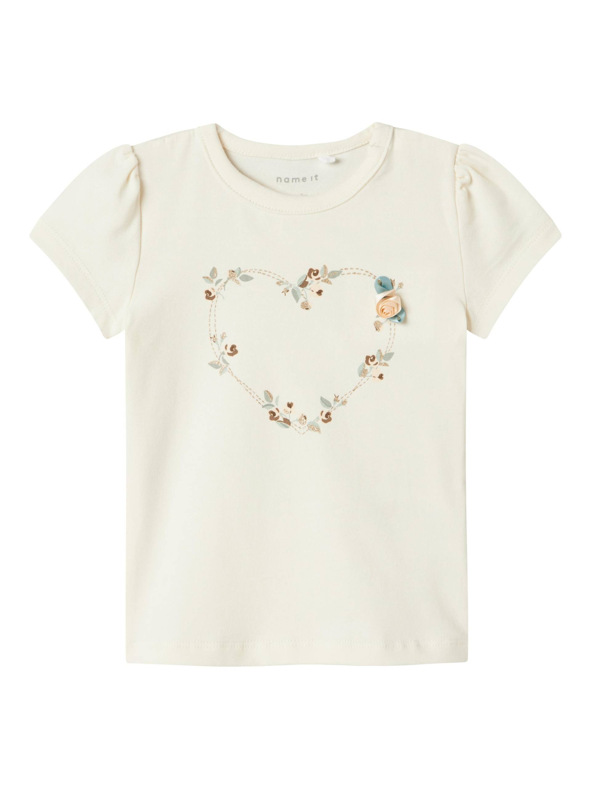 NAME IT - NBFHILLIE SS TOP BOX cloud dancer - Gr. - 68 von NAME IT