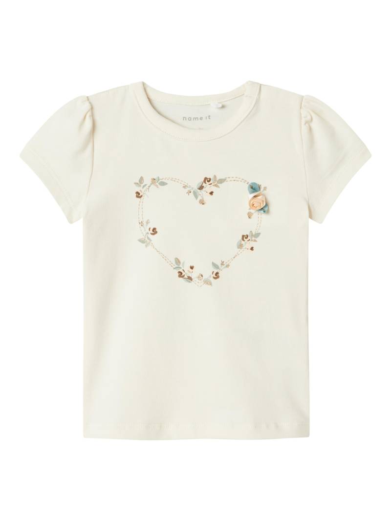 NAME IT - NBFHILLIE SS TOP BOX cloud dancer - Gr. - 68 von NAME IT