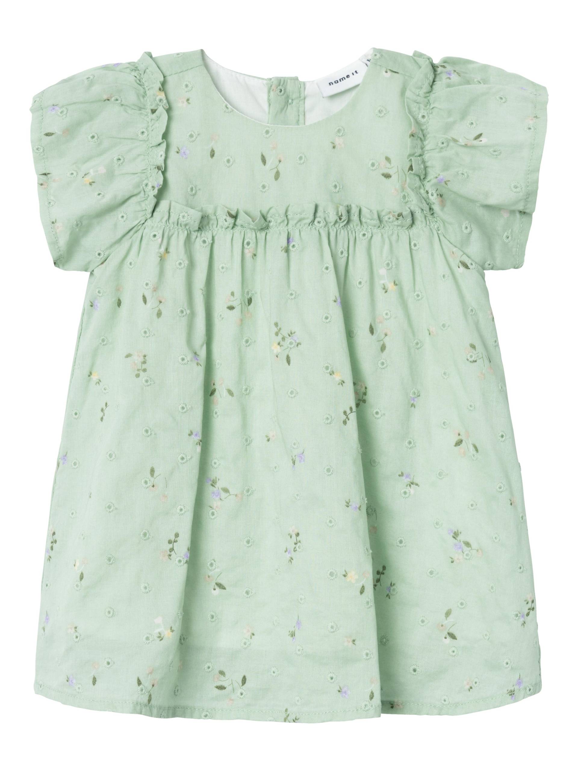 NAME IT - NBFJIMILLA CAPSL DRESS silt green - Gr. - 86 von NAME IT