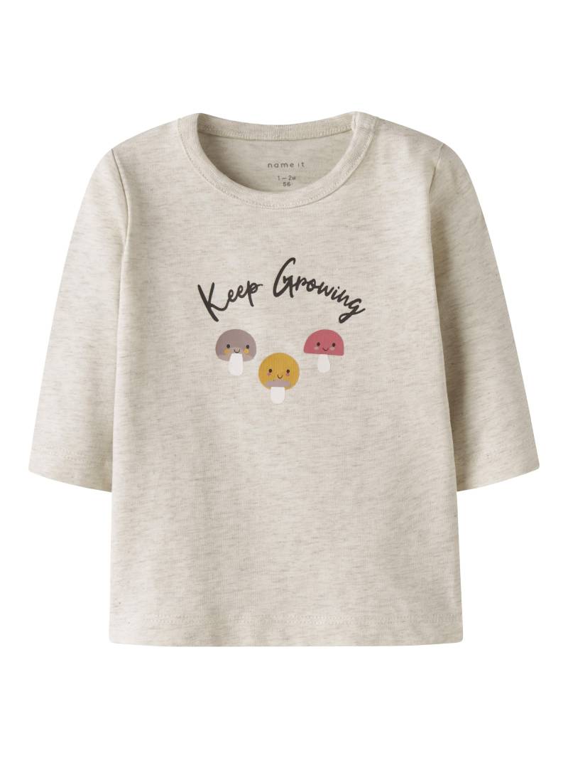 NAME IT - NBFLAMILLA LS TOP peyote melange - Gr. - 62 von NAME IT