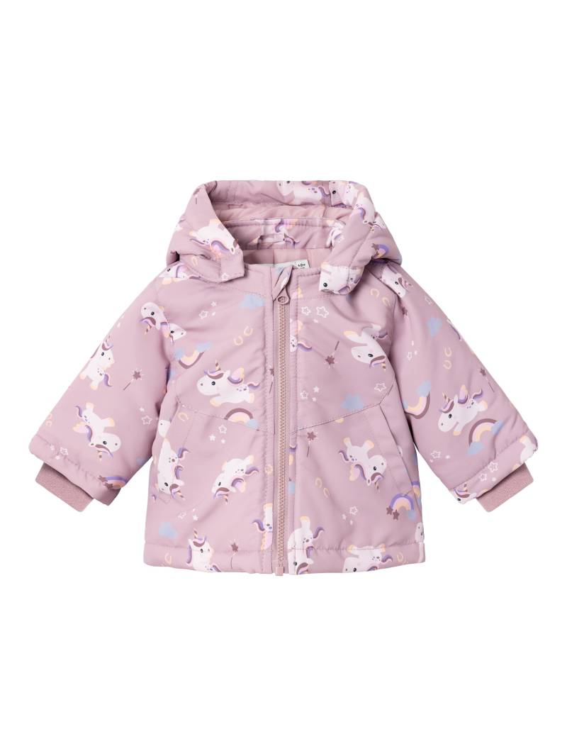 NAME IT - NBFMAXI JACKET AOP mauve shadows - Gr. - 80 von NAME IT