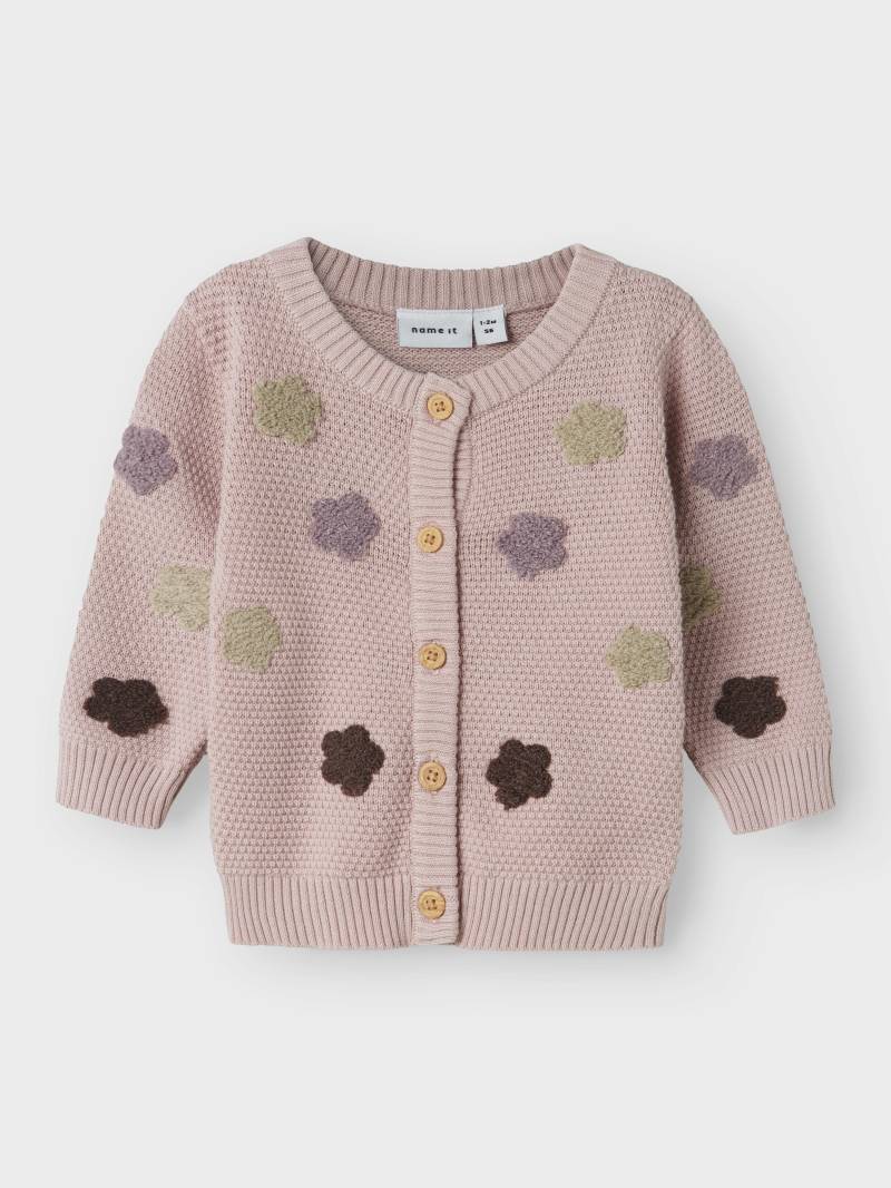 NAME IT - NBFNYNNA LS KNIT CARD burnished lilac - Gr. - 80 von NAME IT