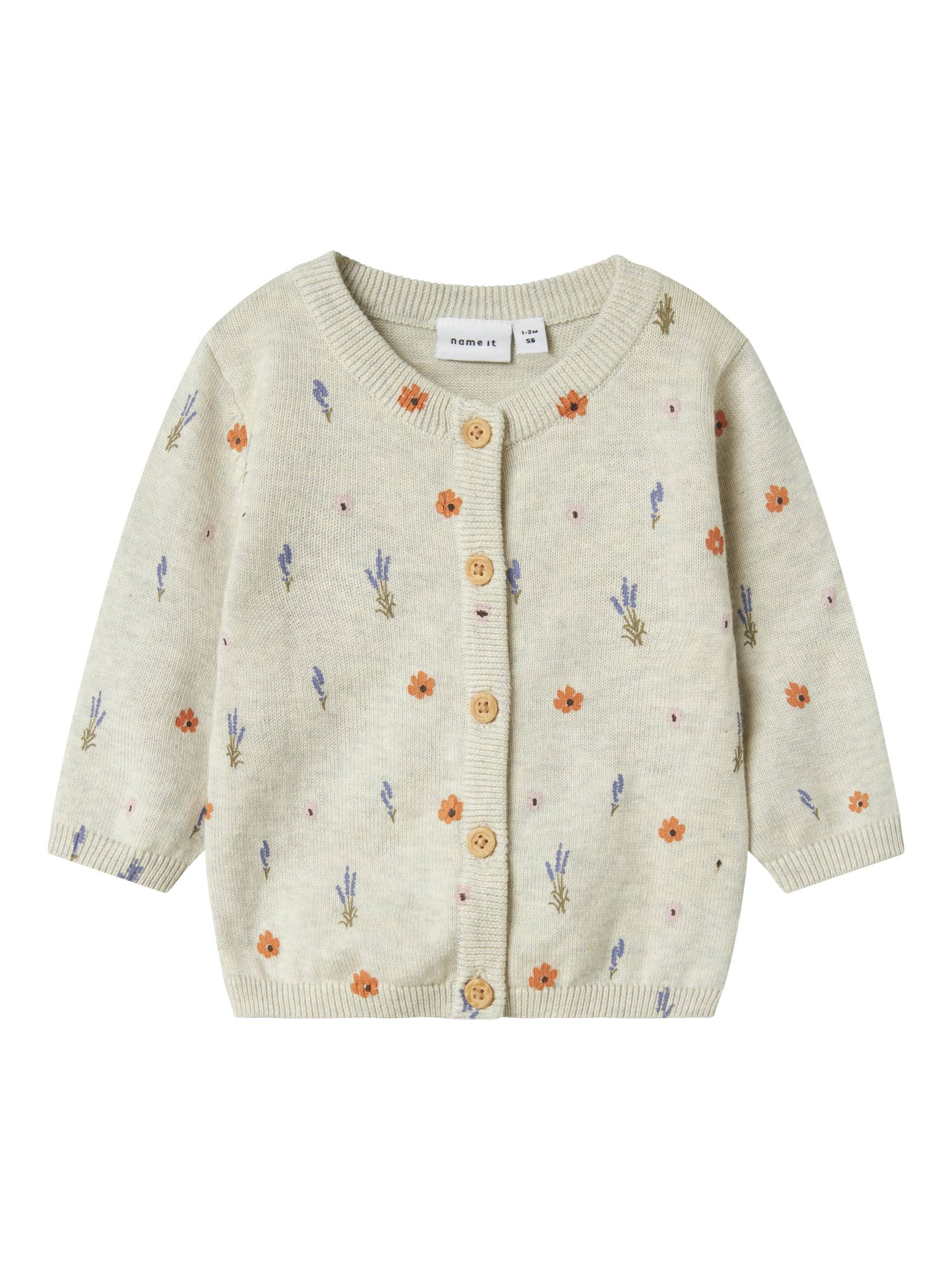 NAME IT - NBFOHIO LS KNIT CARD peyote melange - Gr. - 68 von NAME IT